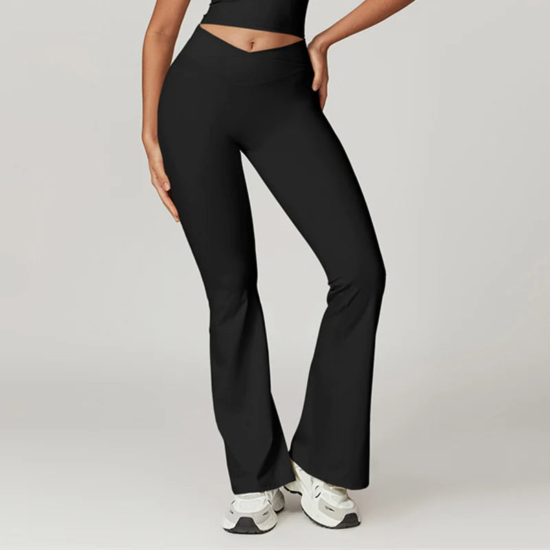 MALIA LEGGINGS - SCRUNCH FLARED YOGA PANTS