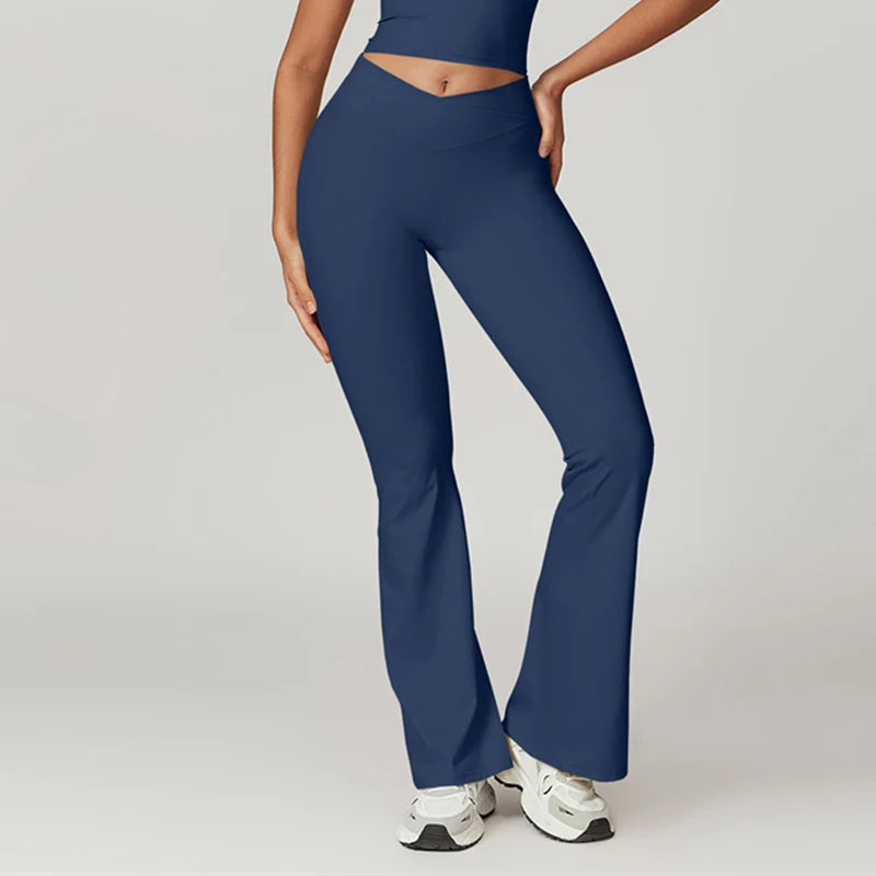 MALIA LEGGINGS - SCRUNCH FLARED YOGA PANTS