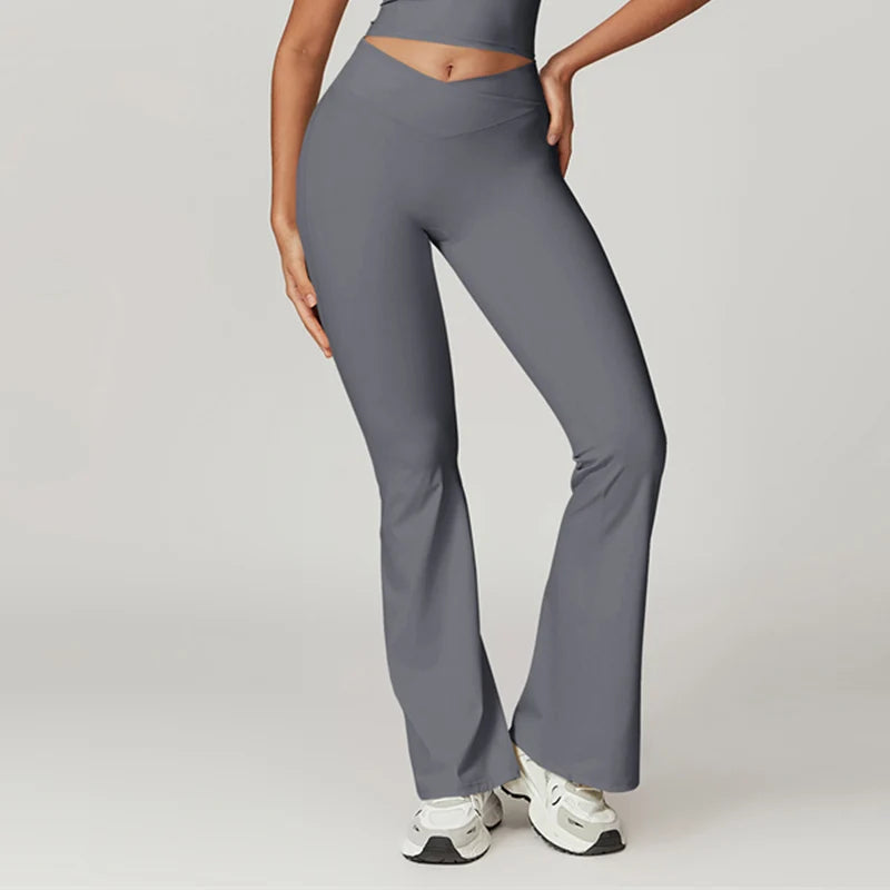 MALIA LEGGINGS - SCRUNCH FLARED YOGA PANTS