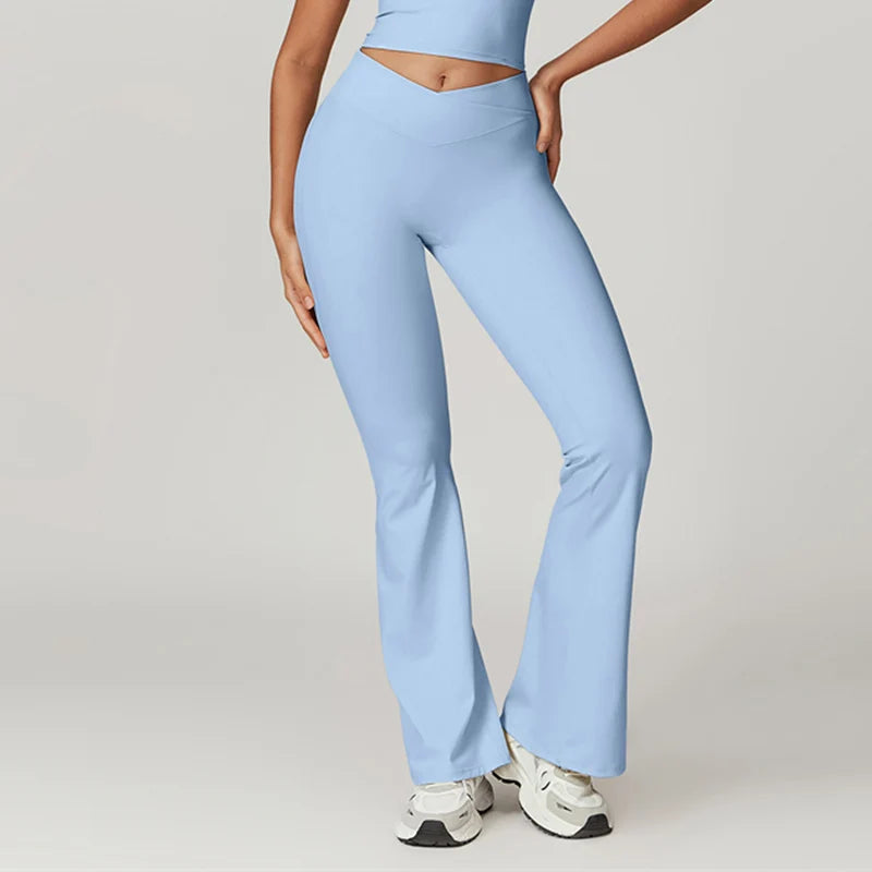 MALIA LEGGINGS - SCRUNCH FLARED YOGA PANTS