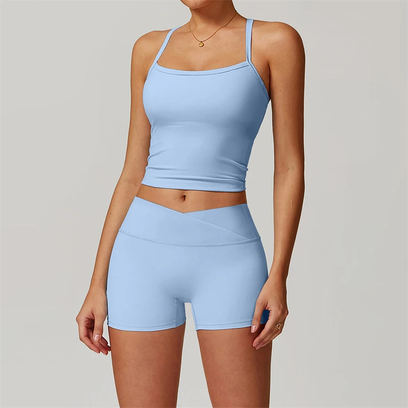 OTILIA SET - Tank Top & Scrunch Shorts