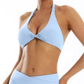 VERA BRA - TWIST HALTER BRA