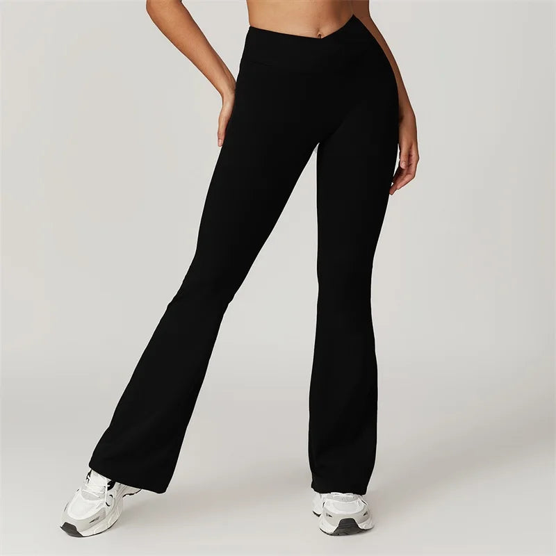 MALIA LEGGINGS - SCRUNCH FLARED YOGA PANTS