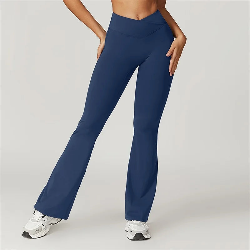 MALIA LEGGINGS - SCRUNCH FLARED YOGA PANTS