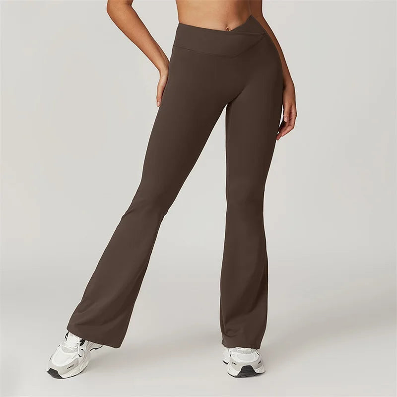MALIA LEGGINGS - SCRUNCH FLARED YOGA PANTS