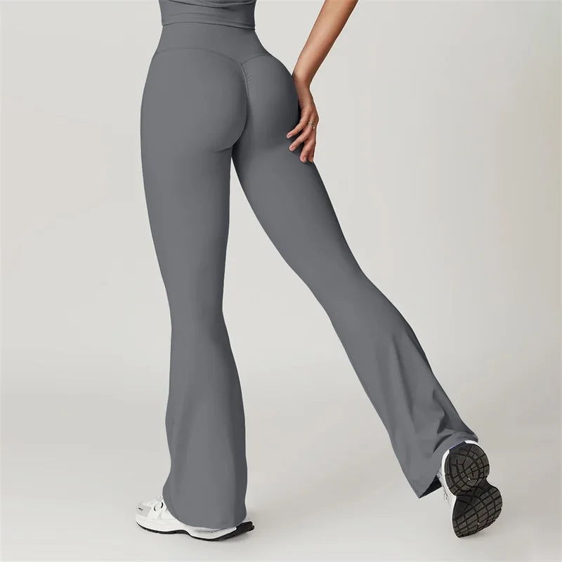 MALIA LEGGINGS - SCRUNCH FLARED YOGA PANTS