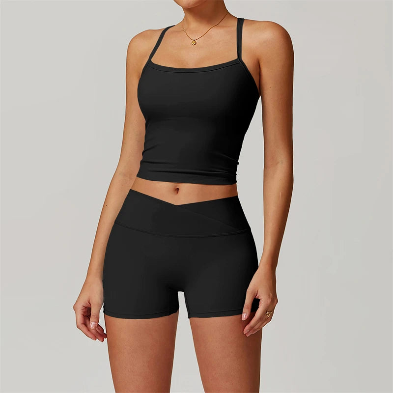 OTILIA SET - Tank Top & Scrunch Shorts