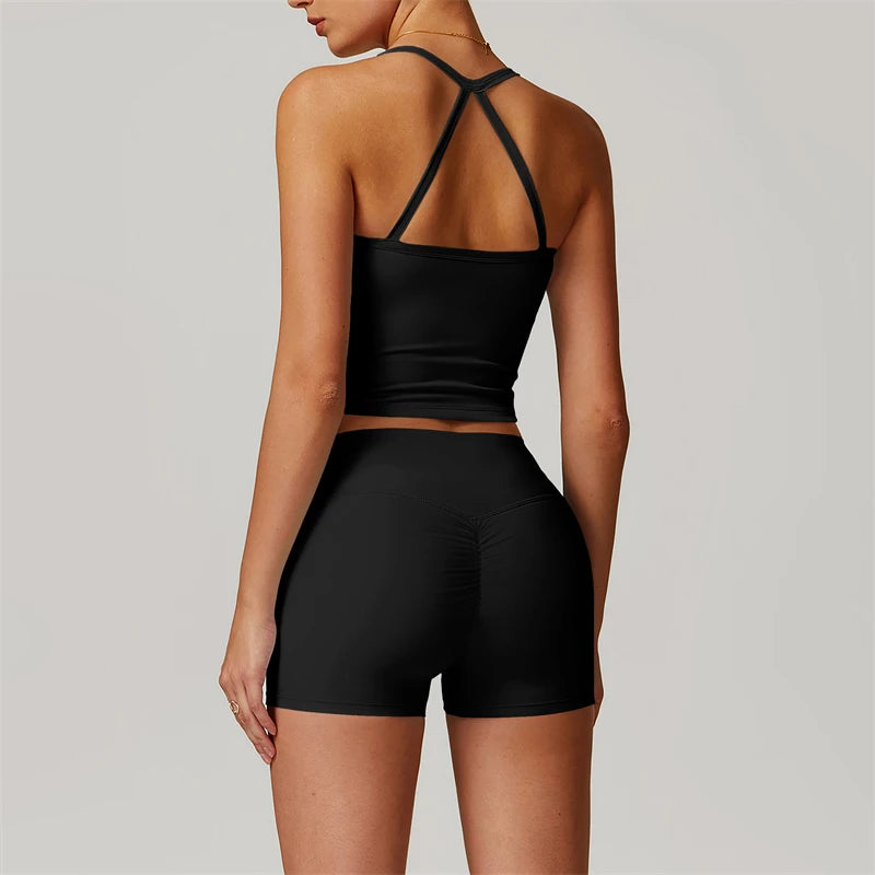 OTILIA SET - Tank Top & Scrunch Shorts