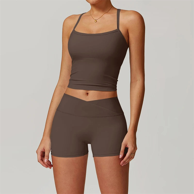 OTILIA SET - Tank Top & Scrunch Shorts