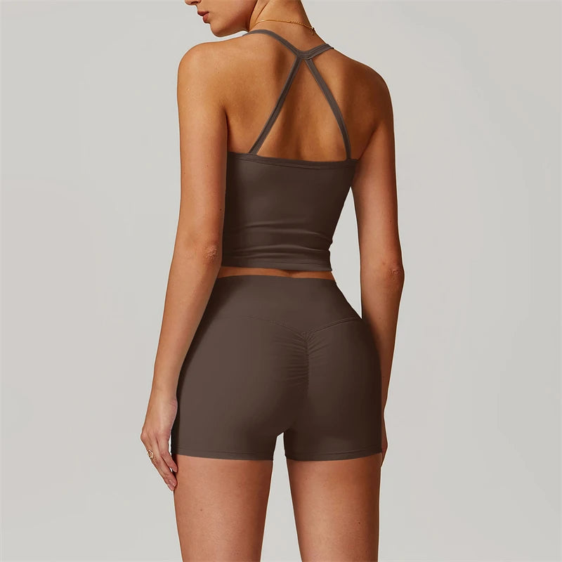 OTILIA SET - Tank Top & Scrunch Shorts