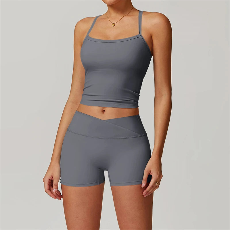 OTILIA SET - Tank Top & Scrunch Shorts