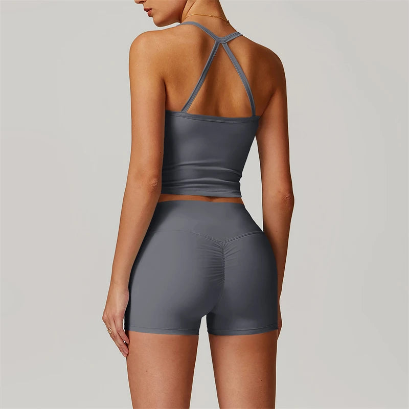 OTILIA SET - Tank Top & Scrunch Shorts