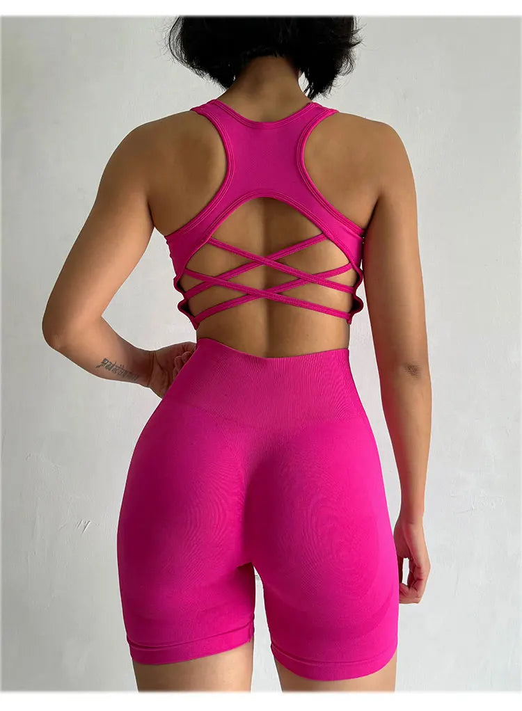 ANDREA SET - SPORTS BRA & SEAMLESS SHORTS