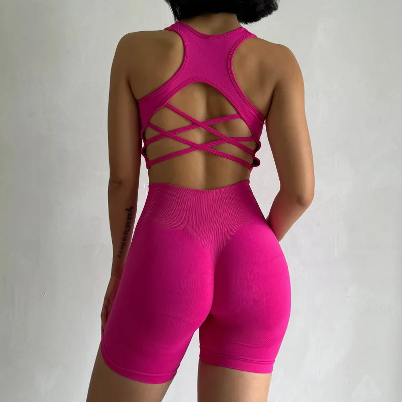 ANDREA SET - SPORTS BRA & SEAMLESS SHORTS