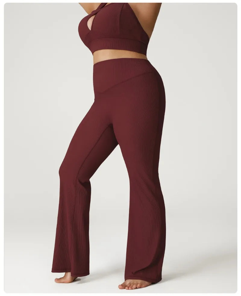 CONNIE SET - HIGH WAIST PLUS SIZE COMPRESSION FITNESS SUIT